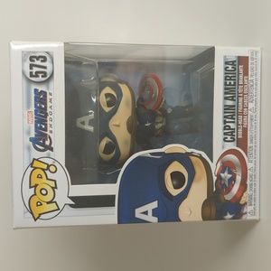 CAPTAIN AMERICA Funko Pop 573 Bobble-Head Marvel Avengers Endgame